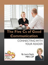 Cover image for The Five Cs of Good Communication